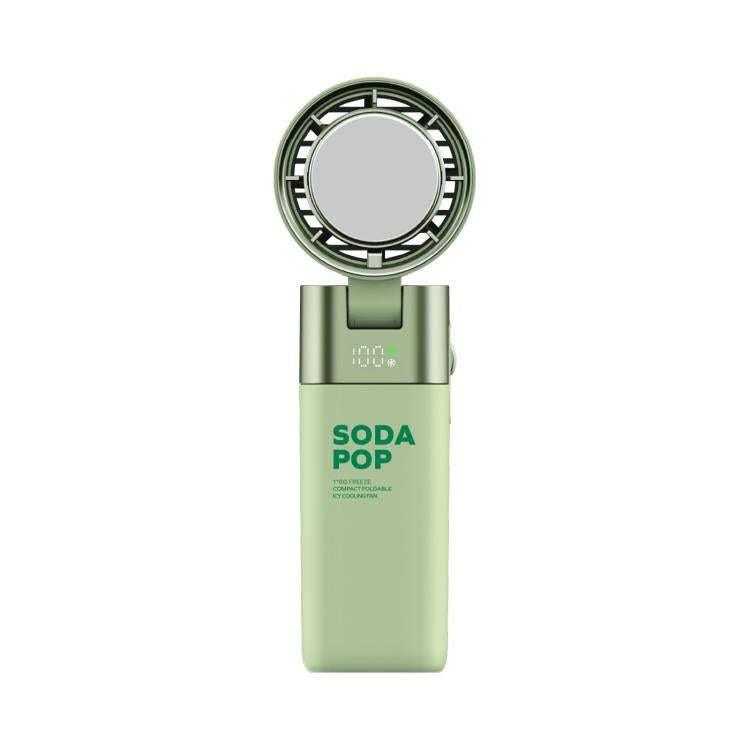MOMAX IF21 GO FREEZE Ice Compress Folding High-Speed Handheld Fan(Green)