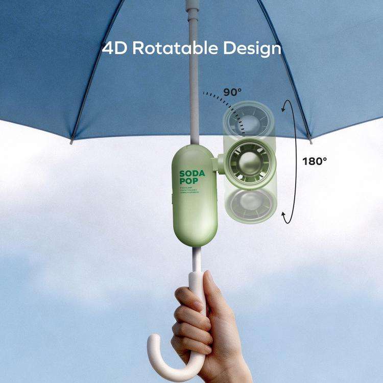 MOMAX IF22 GO CLAMP Umbrella Clip Folding High-Speed Fan(White)