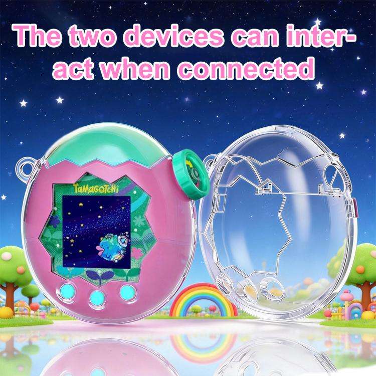 For Tamagotchi Paradise XDcase Virtual Pet Device Crystal Protective Case(Transparent)