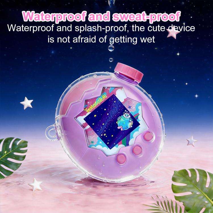For Tamagotchi Paradise XDcase Virtual Pet Device Crystal Protective Case(Transparent)