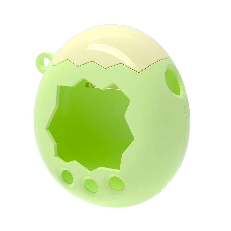 For Tamagotchi Paradise XDcase Virtual Pet Device Two-tone Protective Case(Yellow Green)