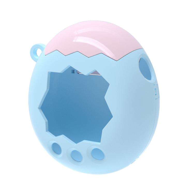For Tamagotchi Paradise XDcase Virtual Pet Device Two-tone Protective Case(Pink Blue)