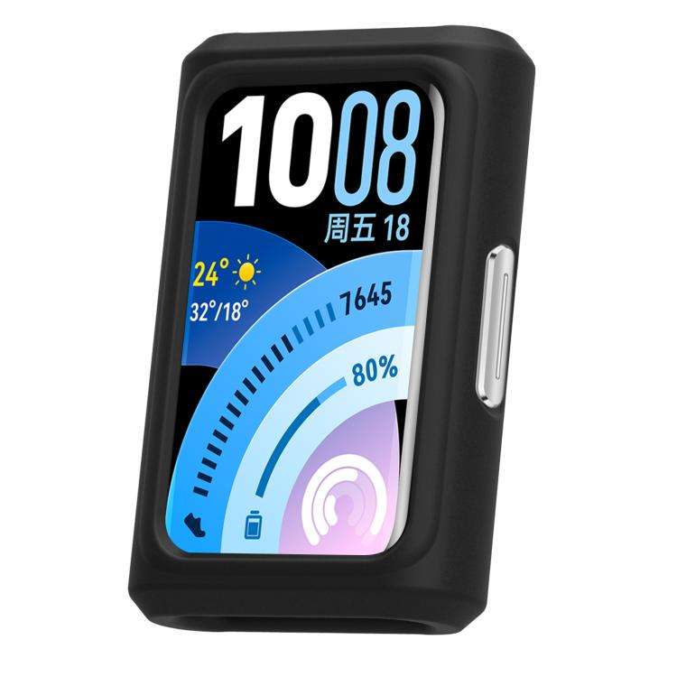 For Huawei Band 11 Pro xDfind Silicone Smart Watch Protective Case(Black)