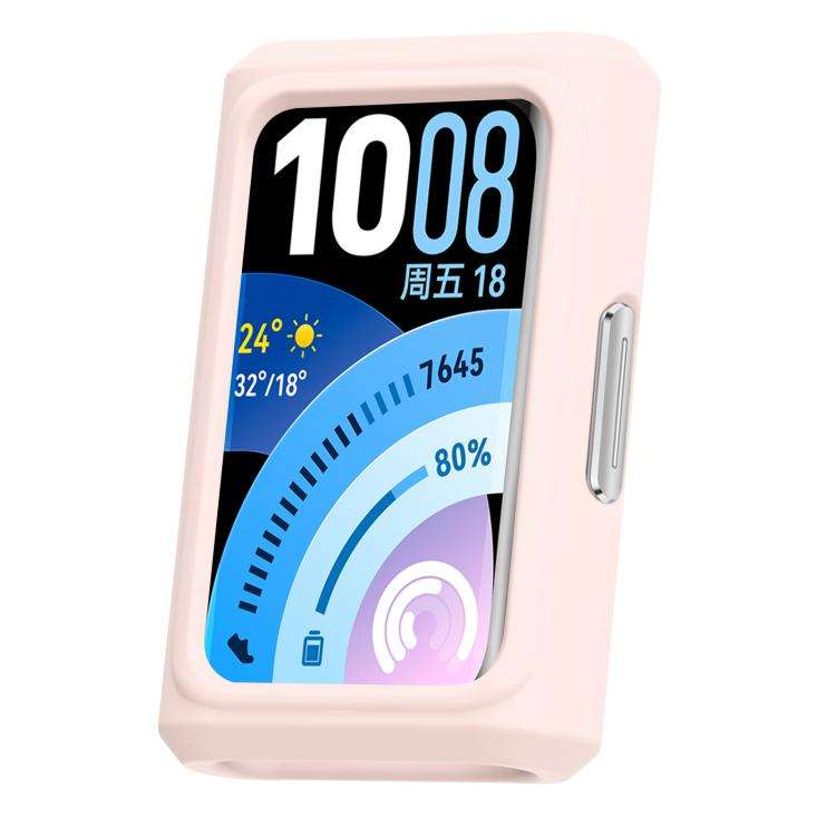 For Huawei Band 11 Pro xDfind Silicone Smart Watch Protective Case(Pink)