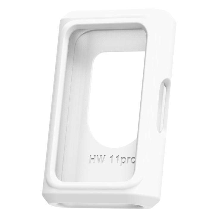 For Huawei Band 11 Pro xDfind Silicone Smart Watch Protective Case(White)