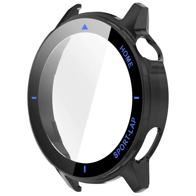 For Huawei Watch GT Runner 2 xDfind Tempered Film Integrated PC Watch Case(Black Blue)