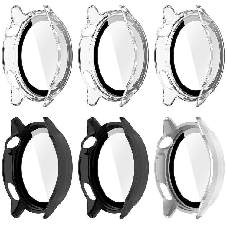 For Huawei Watch GT Runner 2 xDfind Tempered Film Integrated PC Watch Case(Black Blue)