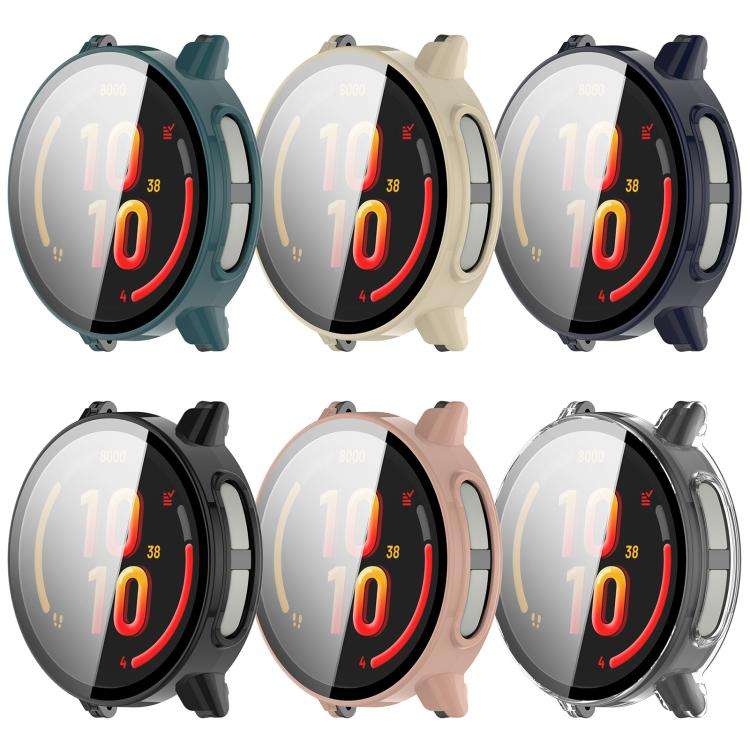 For Garmin Bounce2 xDfind Tempered Film Integrated PC Children Watch Case(Black)
