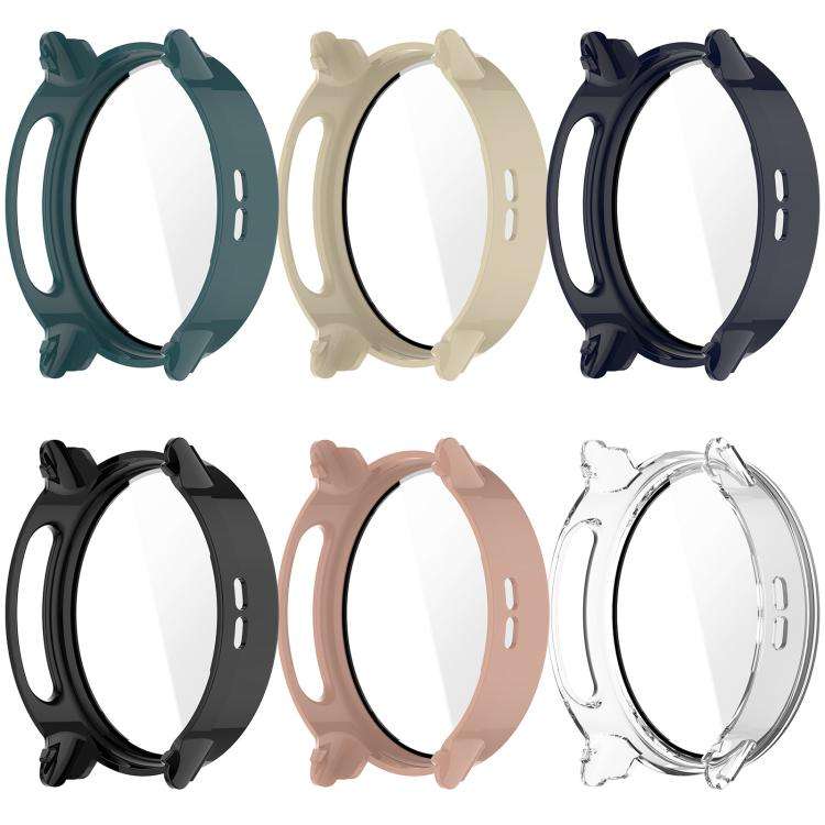 For Garmin Bounce2 xDfind Tempered Film Integrated PC Children Watch Case(Black)