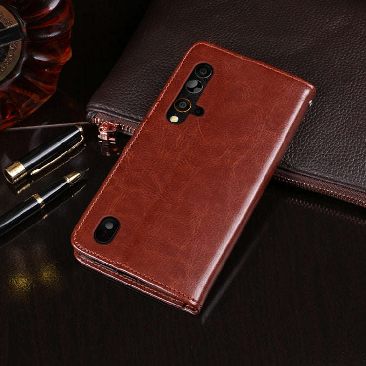 For Blackview BV9900 Pro idewei Crazy Horse Texture Horizontal Flip Leather Case with Holder & Ca...