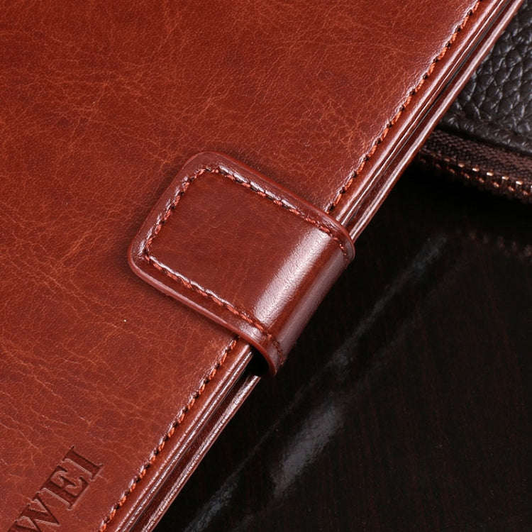 For Blackview BV9900 Pro idewei Crazy Horse Texture Horizontal Flip Leather Case with Holder & Ca...