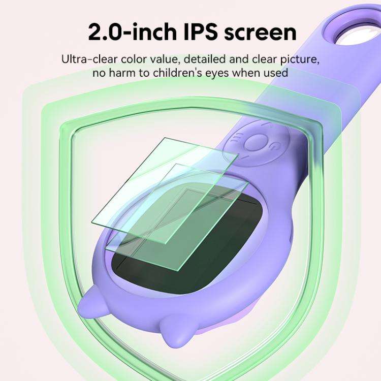 inskam 355 2MP 2-inch Display Children Handheld Digital Microscope(Purple)