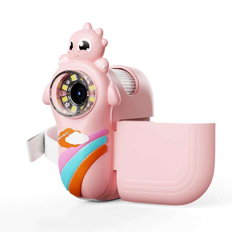 inskam 362 2MP 2-inch Display Children Dinosaur Digital Microscope(Pink)