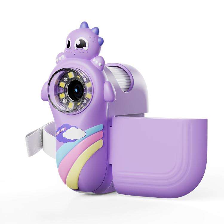 inskam 362 2MP 2-inch Display Children Dinosaur Digital Microscope(Purple)