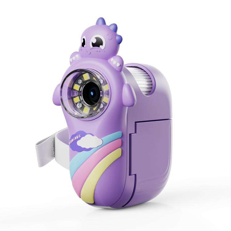 inskam 362 2MP 2-inch Display Children Dinosaur Digital Microscope(Purple)