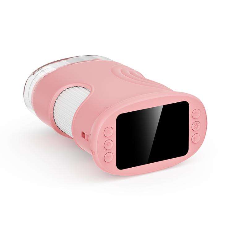 inskam 382 2MP 2-inch Display Kids Nature Observation Digital Microscope(Pink)