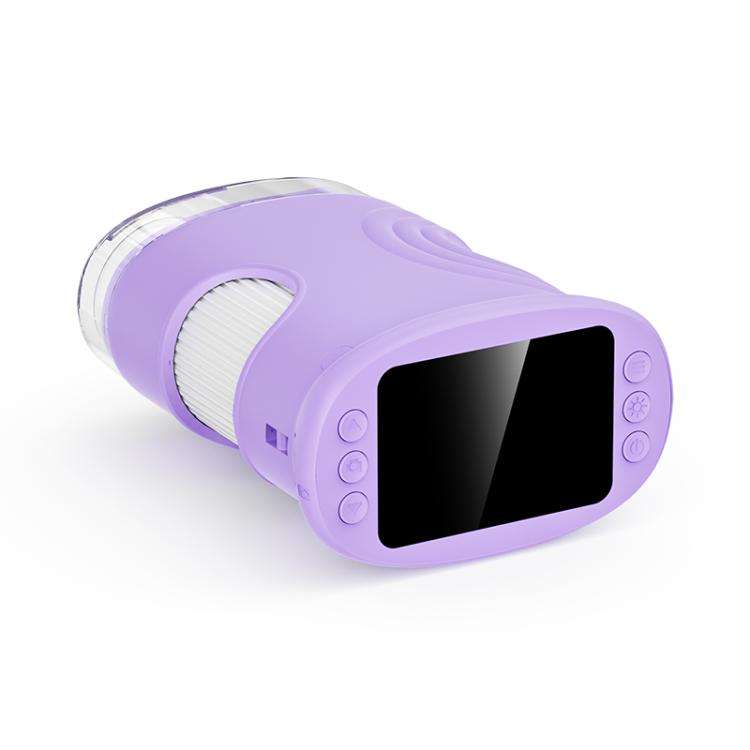 inskam 382 2MP 2-inch Display Kids Nature Observation Digital Microscope(Purple)