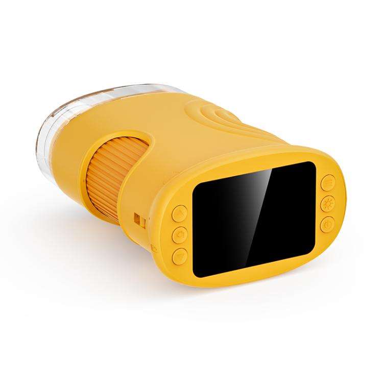 inskam 382 2MP 2-inch Display Kids Nature Observation Digital Microscope(Yellow)