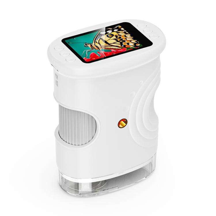 inskam 382 2MP 2-inch Display Kids Nature Observation Digital Microscope(White)
