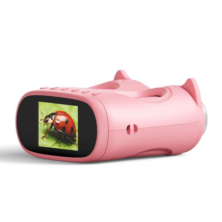 inskam 387 2MP 2-inch Display 2-in-1 Kids Digital Microscope & Binocular Telescope(Pink)