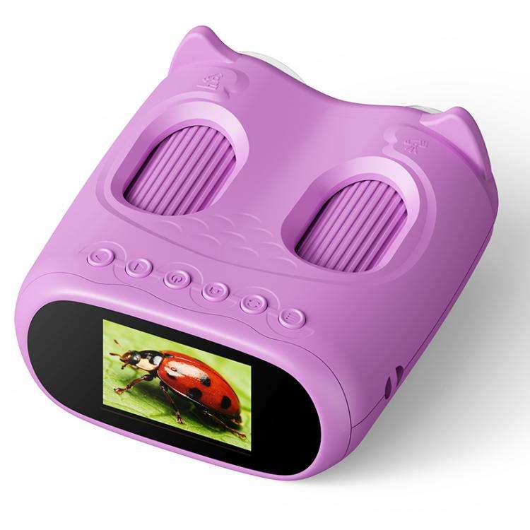 inskam 387 2MP 2-inch Display 2-in-1 Kids Digital Microscope & Binocular Telescope(Purple)