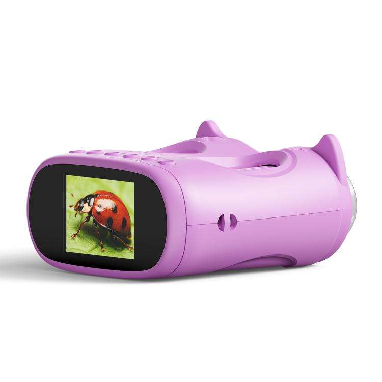 inskam 387 2MP 2-inch Display 2-in-1 Kids Digital Microscope & Binocular Telescope(Purple)