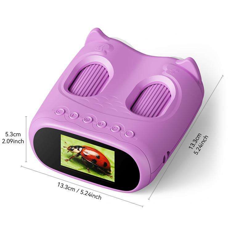 inskam 387 2MP 2-inch Display 2-in-1 Kids Digital Microscope & Binocular Telescope(Purple)