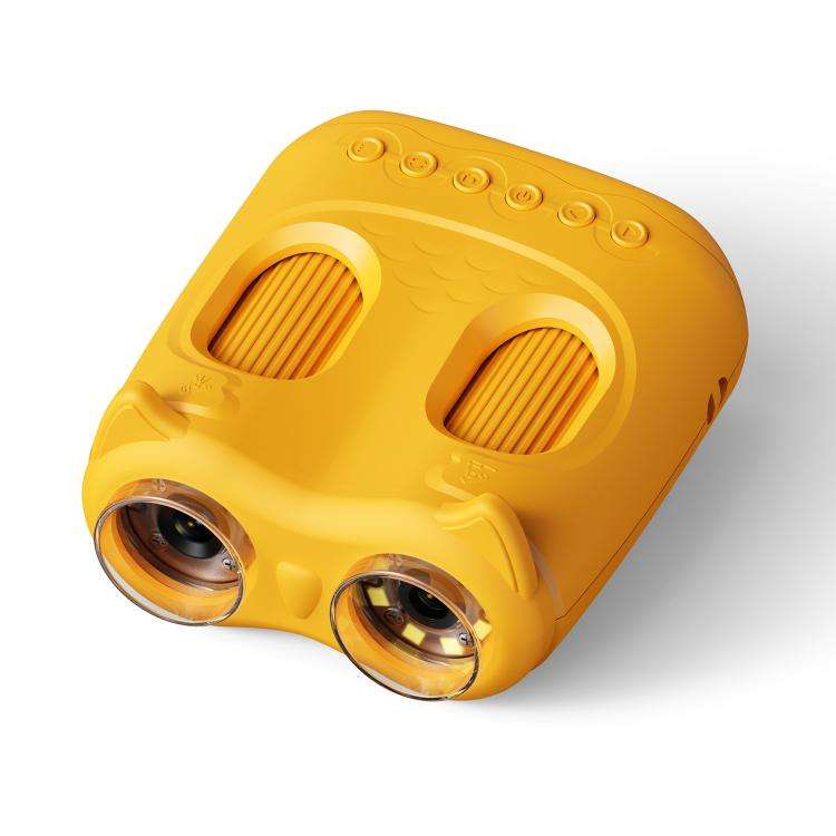 inskam 387 2MP 2-inch Display 2-in-1 Kids Digital Microscope & Binocular Telescope(Yellow)