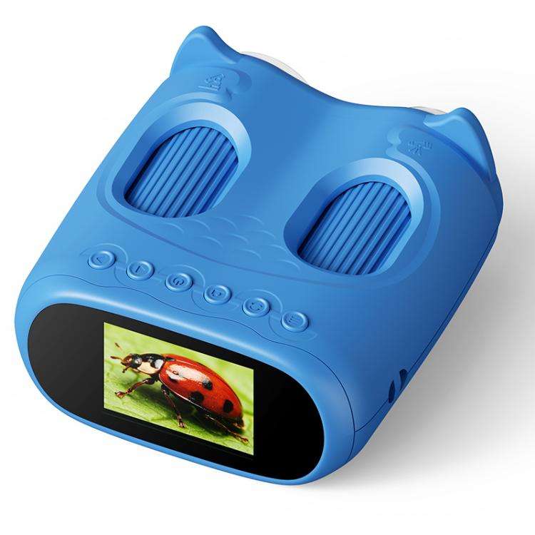 inskam 387 2MP 2-inch Display 2-in-1 Kids Digital Microscope & Binocular Telescope(Blue)