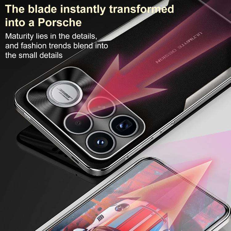 For Redmi K90 Pro Max Electroplated Frame Sheepskin Texture Morandi Color Shockproof Phone Case(B...
