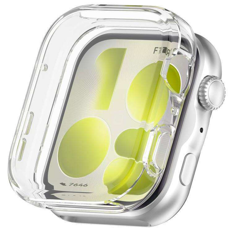 For Huawei Watch Fit 5 Pro xDfind Full-Coverage Electroplated TPU Watch Case(Transparent)