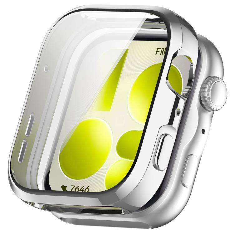 For Huawei Watch Fit 5 Pro xDfind Full-Coverage Electroplated TPU Watch Case(Silver)