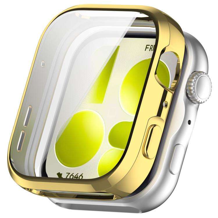 For Huawei Watch Fit 5 Pro xDfind Full-Coverage Electroplated TPU Watch Case(Gold)