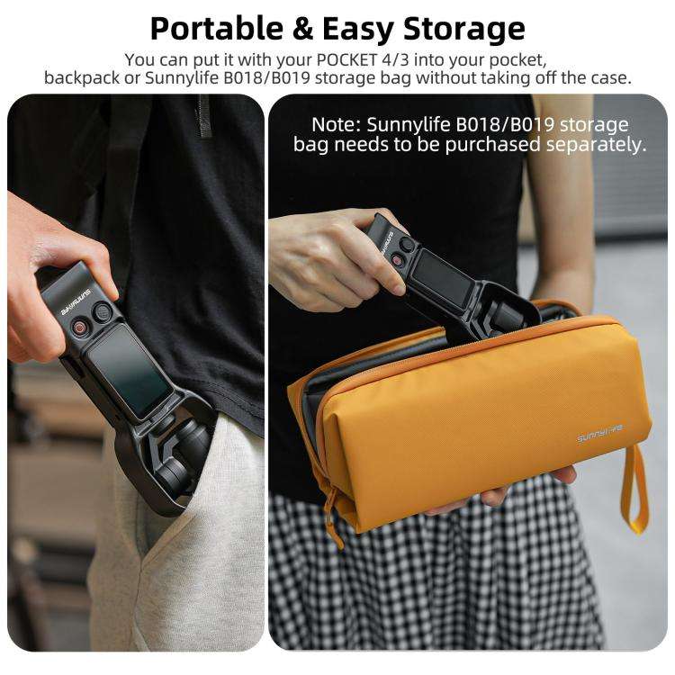 For DJI OSMO Pocket 4 / 3 Sunnylife Instant Shooting Protective Shell Colorful Protective Cover C...