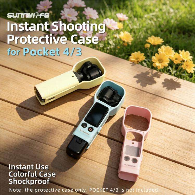 For DJI OSMO Pocket 4 / 3 Sunnylife Instant Shooting Protective Shell Colorful Protective Cover C...