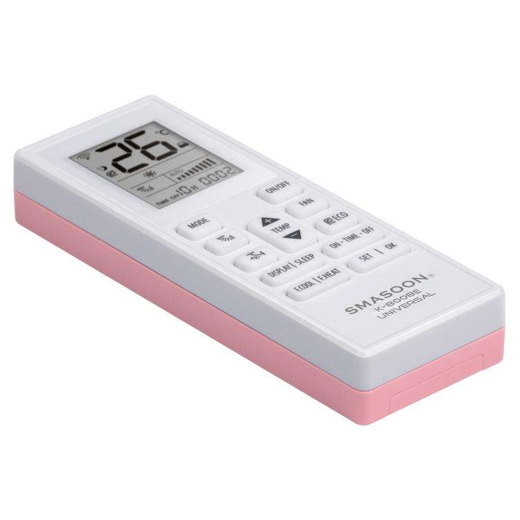 SMASOON K-8008E Universal Air Conditioner Remote Control(Pink)