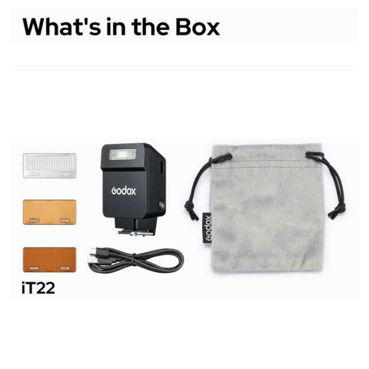 Godox iT22 TTL Mini iFlash Camera Flash Light, Model:iT22 O For Olympus / Panasonic(Silver)
