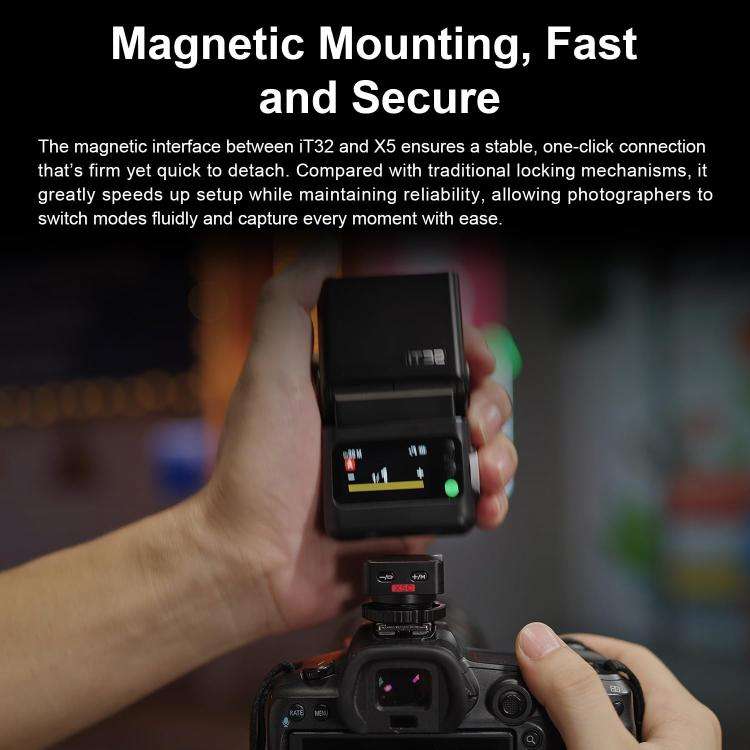 Godox X5 TTL Wireless Flash Trigger For FUJIFILM(Black)