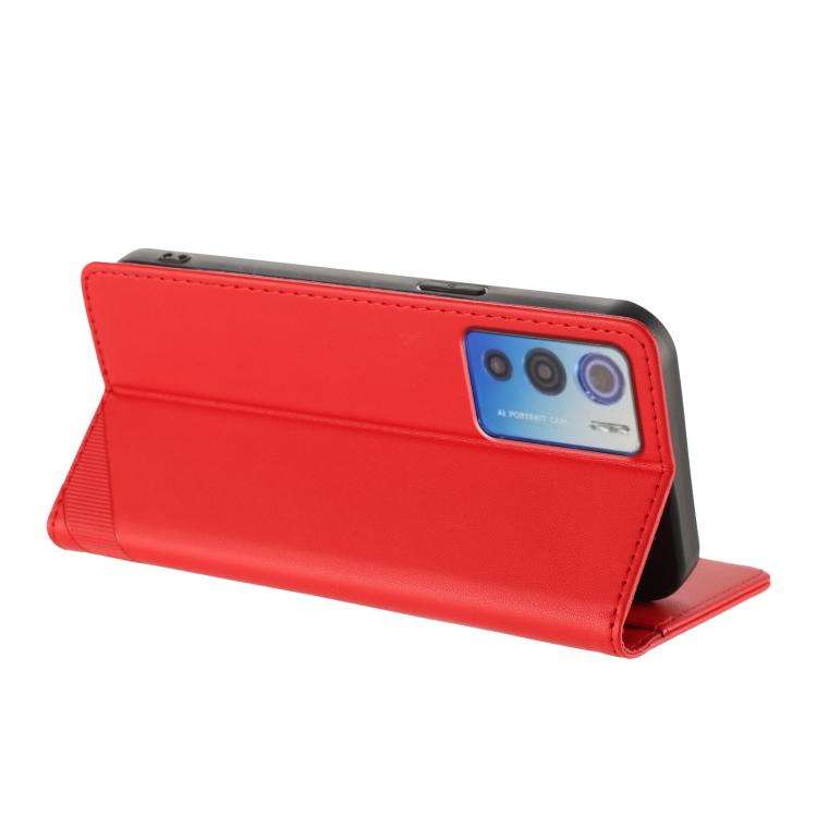 For Doogee N60 Pro Embossed Multi-functional Wallet Retro Leather Phone Case(Red)