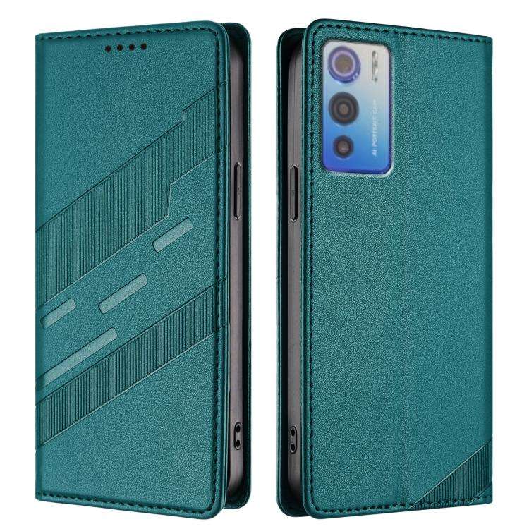 For Doogee N60 Pro Embossed Multi-functional Wallet Retro Leather Phone Case(Dark Green)