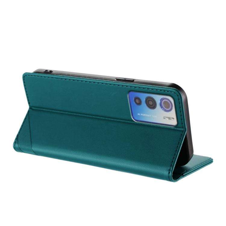 For Doogee N60 Pro Embossed Multi-functional Wallet Retro Leather Phone Case(Dark Green)