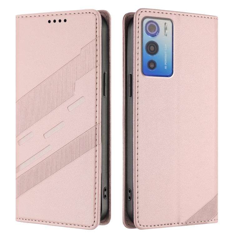 For Doogee N60 Pro Embossed Multi-functional Wallet Retro Leather Phone Case(Pink)