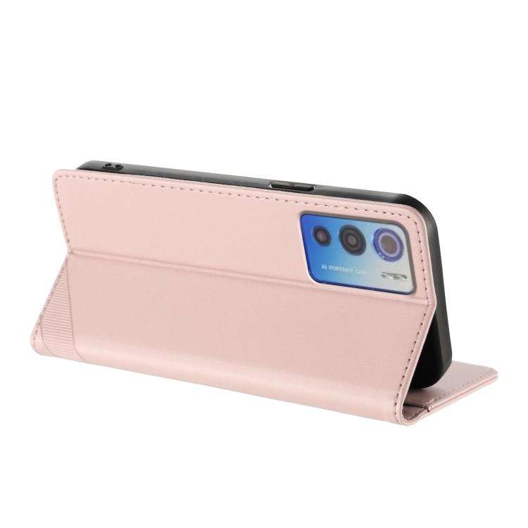 For Doogee N60 Pro Embossed Multi-functional Wallet Retro Leather Phone Case(Pink)