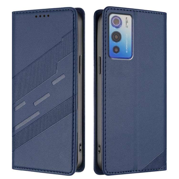 For Doogee N60 Pro Embossed Multi-functional Wallet Retro Leather Phone Case(Dark Blue)