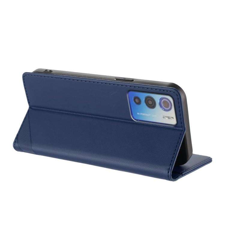 For Doogee N60 Pro Embossed Multi-functional Wallet Retro Leather Phone Case(Dark Blue)