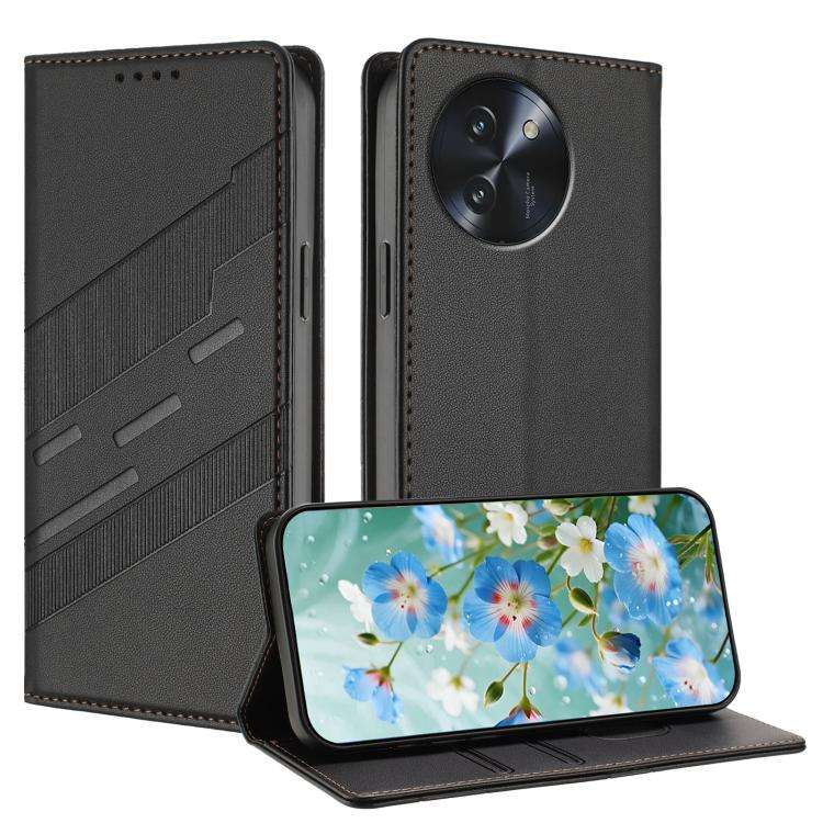 For Doogee Note 59 5G / 59 Pro Embossed Multi-functional Wallet Retro Leather Phone Case(Black)