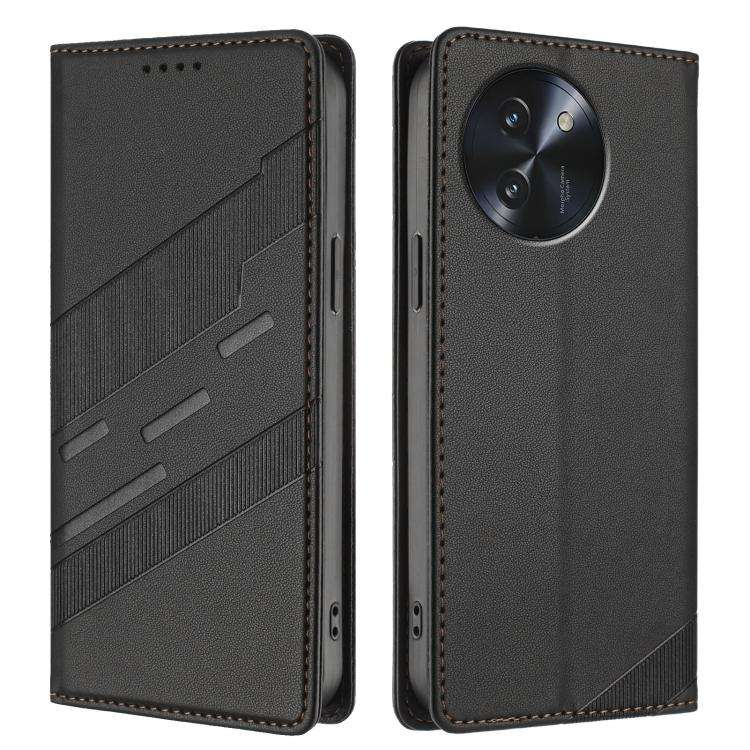 For Doogee Note 59 5G / 59 Pro Embossed Multi-functional Wallet Retro Leather Phone Case(Black)