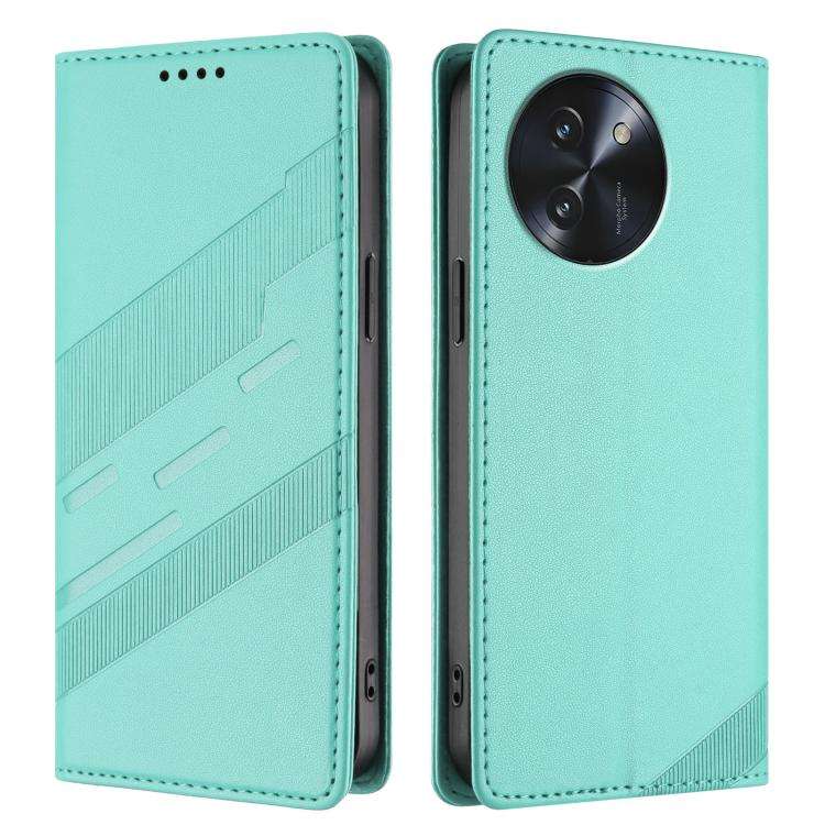 For Doogee Note 59 5G / 59 Pro Embossed Multi-functional Wallet Retro Leather Phone Case(Mint Green)