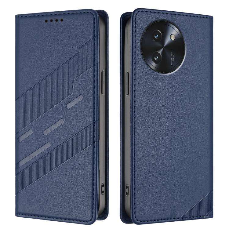For Doogee Note 59 5G / 59 Pro Embossed Multi-functional Wallet Retro Leather Phone Case(Dark Blue)