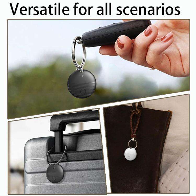 S20 Round Android 9.0 Mini GPS Global Smart Bluetooth Location Tracker Anti-lost Device(White)